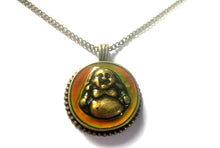 Load image into Gallery viewer, Buddha Bronzed Mood Necklace