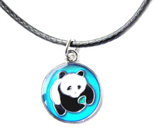 Load image into Gallery viewer, child mood necklace with a cute panda