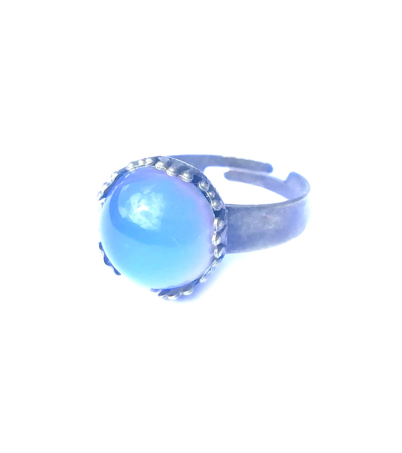 Light blue mood ring on sale meaning