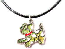 Load image into Gallery viewer, dog mood pendant on black cord