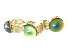 Load image into Gallery viewer, 3 x Circular Gold Brass Mood Ring Seconds Outlet