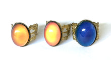 Load image into Gallery viewer, 3 x Gold Brass Mood Ring Seconds Outlet