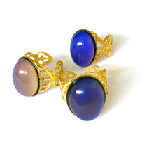 Load image into Gallery viewer, 3 X Rose Gold Brass Mood Ring Seconds Outlet