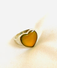 Load image into Gallery viewer, Heart Mood Ring Seconds