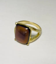 Load image into Gallery viewer, Gold Shade Mood Ring