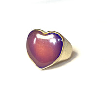 Load image into Gallery viewer, Heart Mood Ring Seconds