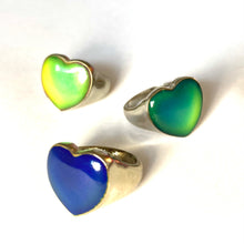 Load image into Gallery viewer, Heart Mood Ring Seconds