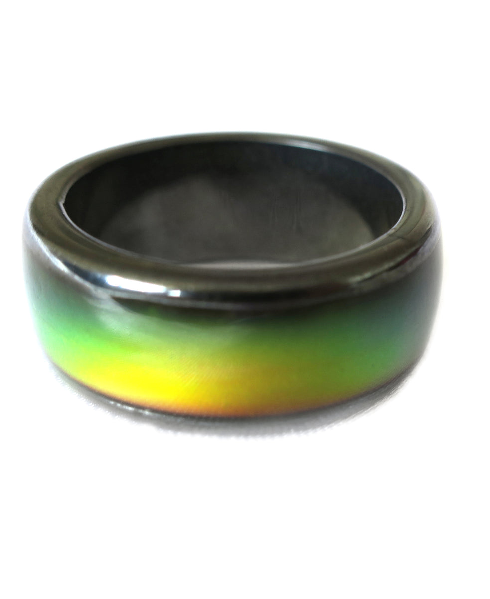 Hematite mood deals ring