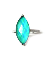 Load image into Gallery viewer, Sterling Silver Mood Ring Size 9, 9.5 & 10