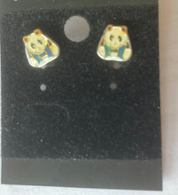 Load image into Gallery viewer, Panda mood earrings kids best mood rings 