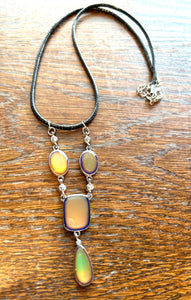 Gorgeous Mood Necklace with Multiple Mood Stones