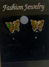 Load image into Gallery viewer, Chameleon Butterfly Mood Earrings