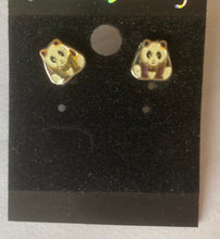 Load image into Gallery viewer, Panda mood earrings child best mood rings 
