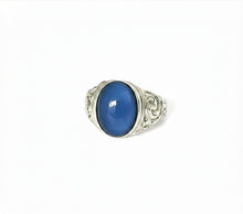 Load image into Gallery viewer, Sterling Silver Mood Ring Size 9