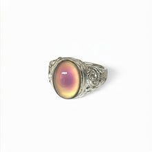 Load image into Gallery viewer, Sterling Silver Mood Ring Size 9