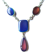 Load image into Gallery viewer, bronze mood necklace with various colors