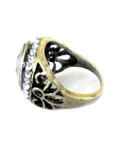mood ring with intricate pattern