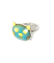Load image into Gallery viewer, Glow Cat Mood Ring