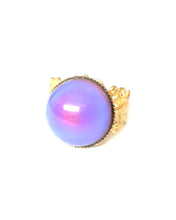 Load image into Gallery viewer, a mood ring turning a purple color mood meaning
