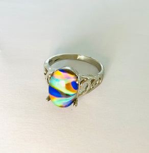 Swirl Elegance Mood Ring Size 8.5 / 9