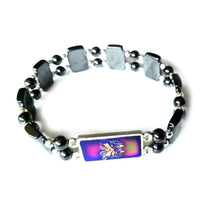 Load image into Gallery viewer, a magnetic butterfly mood bracelet by best mood rings