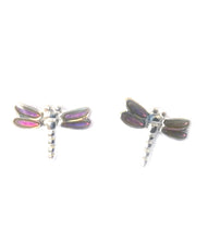 Load image into Gallery viewer, dragonfly mood earrings by best mood rings company