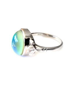 sterling silver mood ring fully hallmarked by best mood rings